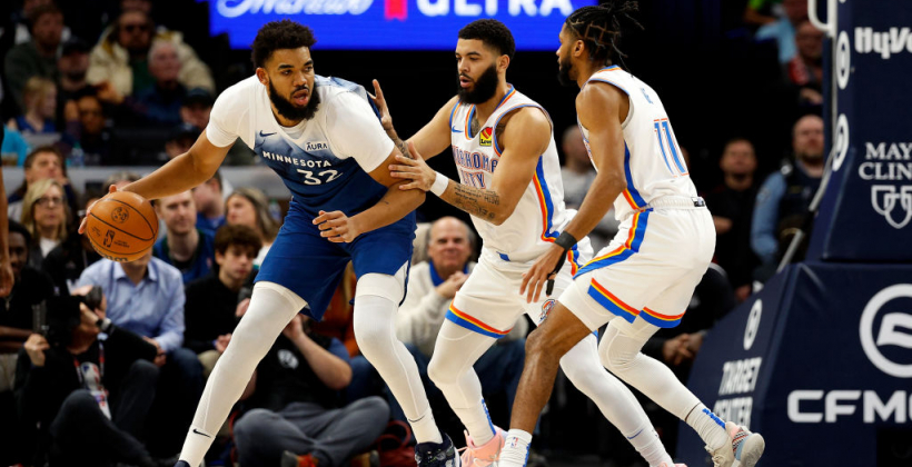 Оклахома обыграла Миннесоту в матче лидеров Западной конференции, Хьюстон в овертайме дожал Юту в НБА