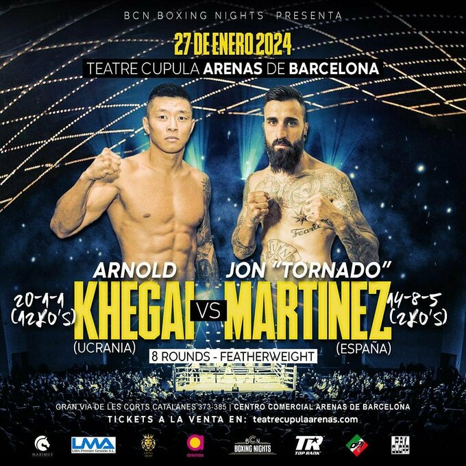 Арнольд Хегай – Хон Мартинес. Смотреть онлайн. LIVE трансляция