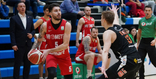 Прометей спокойно обыграл Виймси в выездном матче ЛЭБЛ