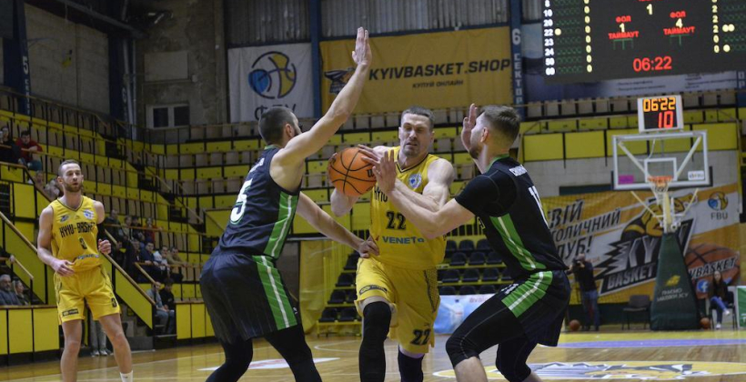 Киев-Баскет обыграл Прикарпатье-Говерлу в домашнем матче четвертьфинала Суперлиги-FAVBET