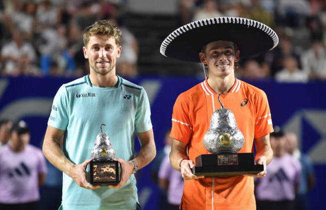 Акапулько. Де Минор второй год подряд стал чемпионом турнира, победив в финале Рууда Акапулько. Де Минор второй год подряд стал чемпионом турнира, победив в финале Рууда