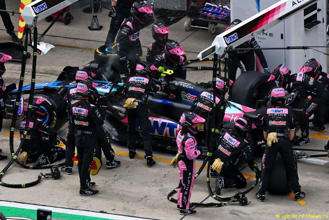 Команда Alpine оштрафована на 10 тысяч евро Команда Alpine оштрафована на 10 тысяч евро