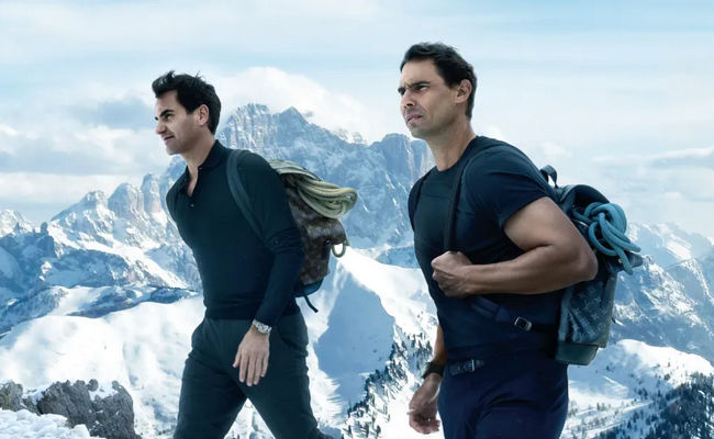 Рафаэль Надаль и Роджер Федерер пошли в горы в новой рекламной кампании Louis Vuitton