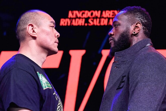 Чжан Чжилей прокомментировал досрочную победу над Уайлдером Чжан Чжилей прокомментировал досрочную победу над Уайлдером