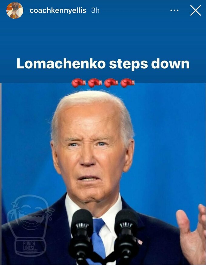Тренер Джервонты Дэвиса сравнил Ломаченко с президентом США