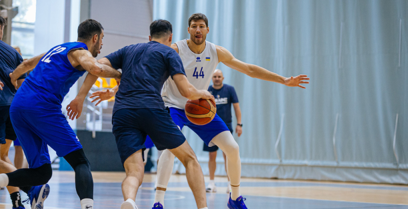 Мужская сборная Украины по баскетболу начала тренировочный сбор в Латвии