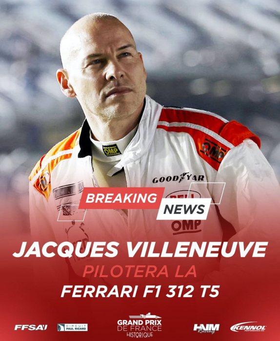 Жак Вильнёв вновь сядет за руль Ferrari своего отца Жак Вильнёв вновь сядет за руль Ferrari своего отца