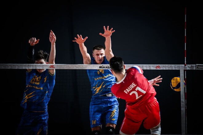 Украина проиграла олимпийским чемпионам Франции в Лиге наций