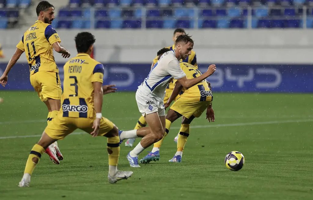 "Динамо" - "Маккаби" в Лиге Европы, счет 1:0 - ВИДЕО