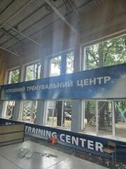 В результате российской ракетной атаки пострадала арена киевского Сокола