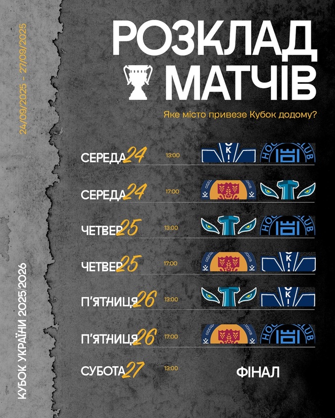 Расписание матчей Кубка Украины. Четыре команды сыграют в Одессе