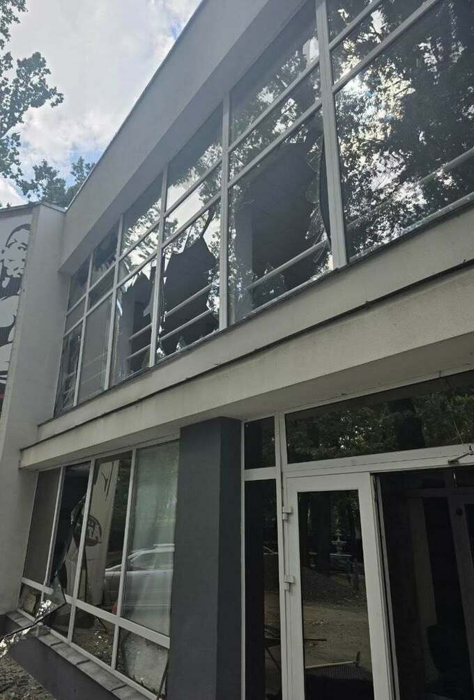 В результате российской ракетной атаки пострадала арена киевского Сокола