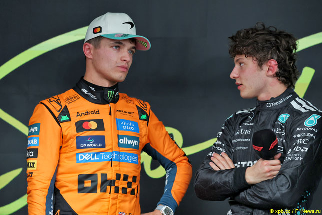 Антонелли: Я расстроен, что опять стартую позади Ландо Антонелли: Я расстроен, что опять стартую позади Ландо