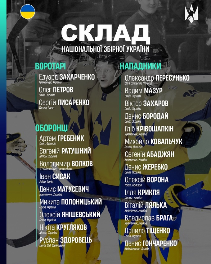 Три матча за три дня. Сборная Украины объявила заявку на турнир