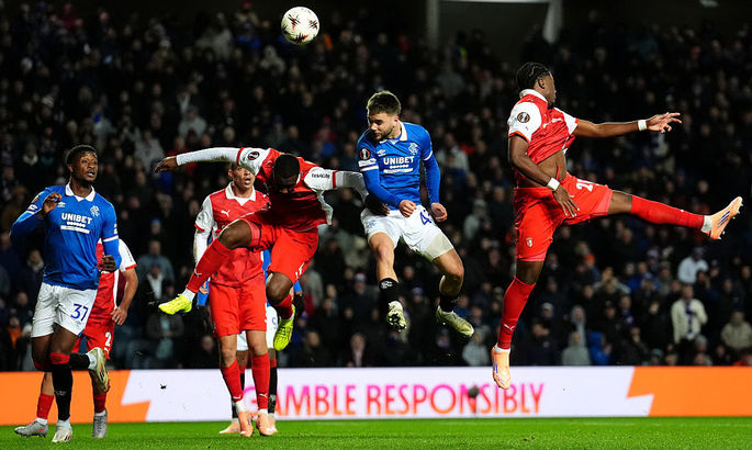 ЛЕ. Отыгрались в меньшинстве. Рейнджерс и Брага подарили болельщикам зрелищный матч ЛЕ. Отыгрались в меньшинстве. Рейнджерс и Брага подарили болельщикам зрелищный матч