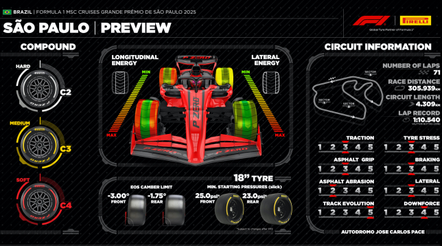 В Pirelli привезли в Сан-Паулу более жёсткие составы В Pirelli привезли в Сан-Паулу более жёсткие составы