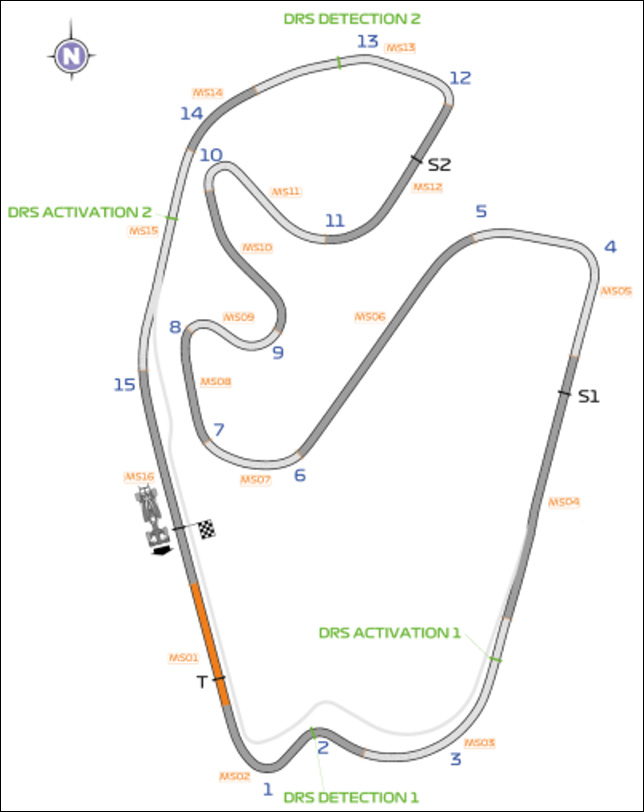 Гран При Сан-Паулу: Изменения на трассе и зоны DRS Гран При Сан-Паулу: Изменения на трассе и зоны DRS