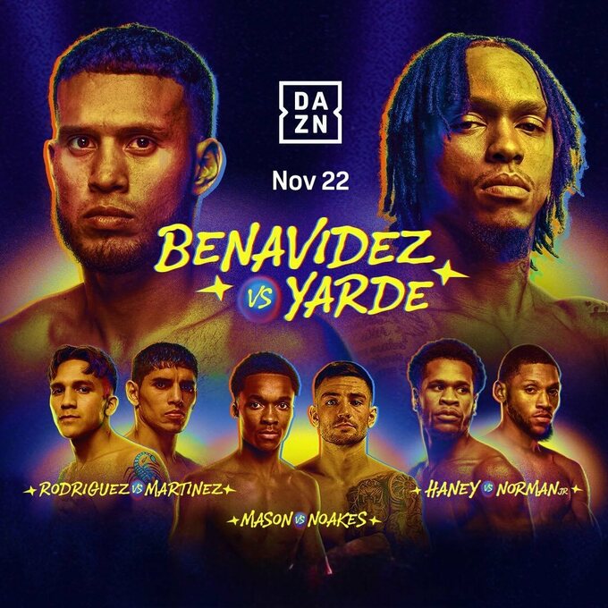 Бенавидес – Ярд, Норманн – Хейни. Смотреть онлайн. LIVE трансляция