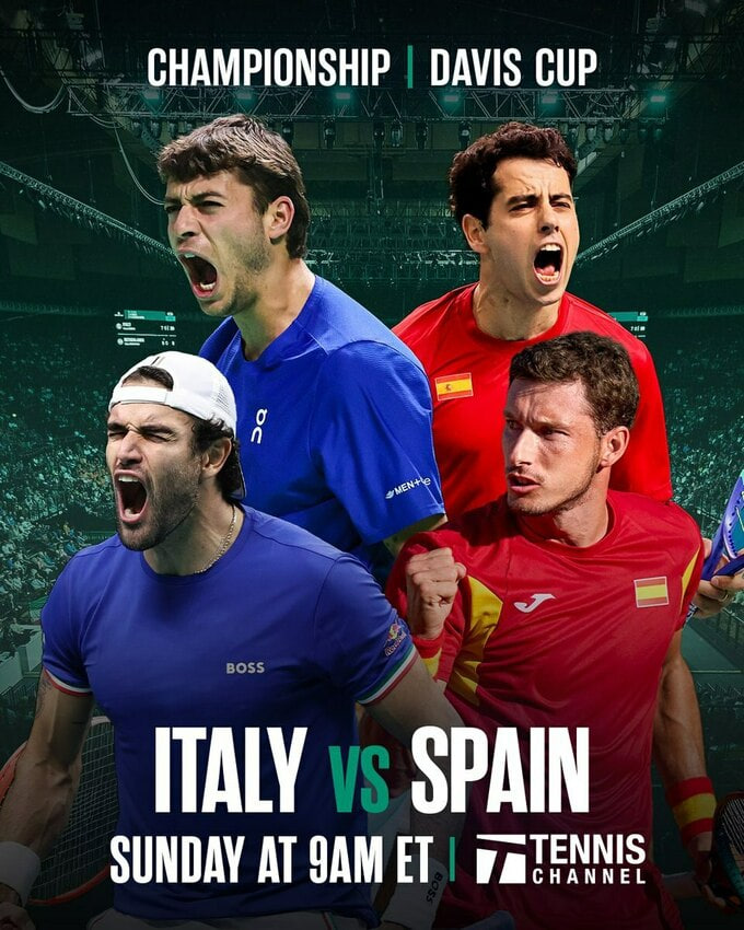 Испания и Италия сыграют в финале Кубка Дэвиса 2025