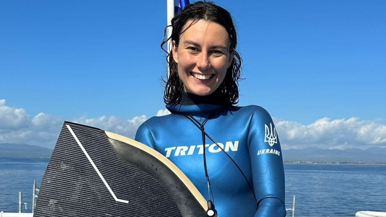 Садурская нырнула на 86 метров без ласт — мировой рекорд