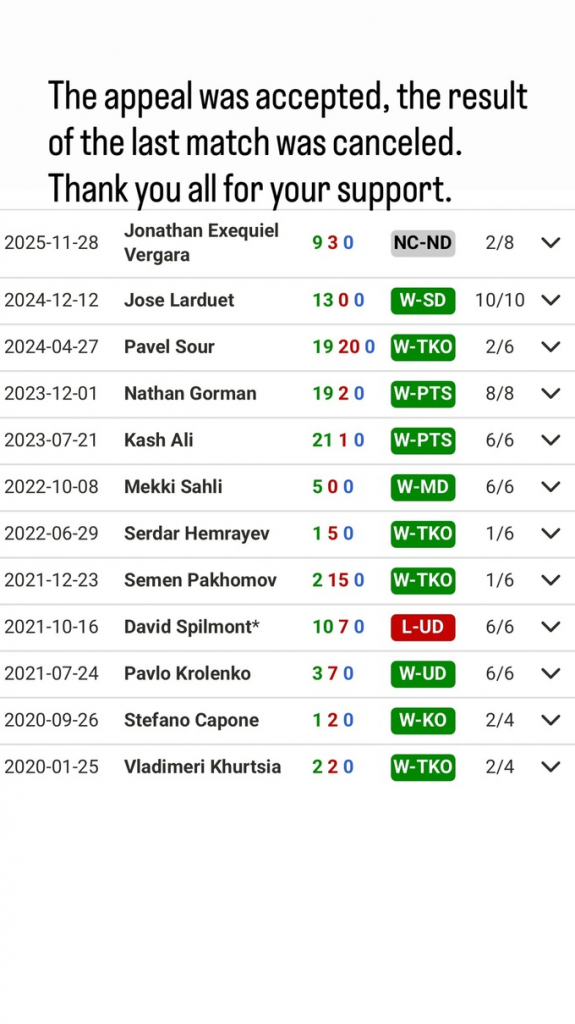 ОФИЦИАЛЬНО. Бой украинского супертяжа признан несостоявшимся