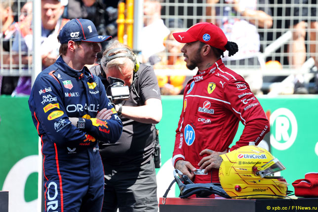 Ферстаппен: Мне больно смотреть на результаты Льюиса Ферстаппен: Мне больно смотреть на результаты Льюиса