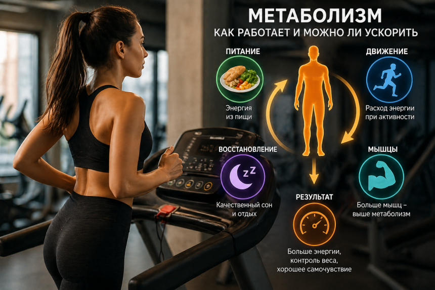 Как работает метаболизм и можно ли его ускорить: факторы обмена веществ, влияние питания, тренировок и сна, реальные способы ускорения метаболизма и повышения энергии организма