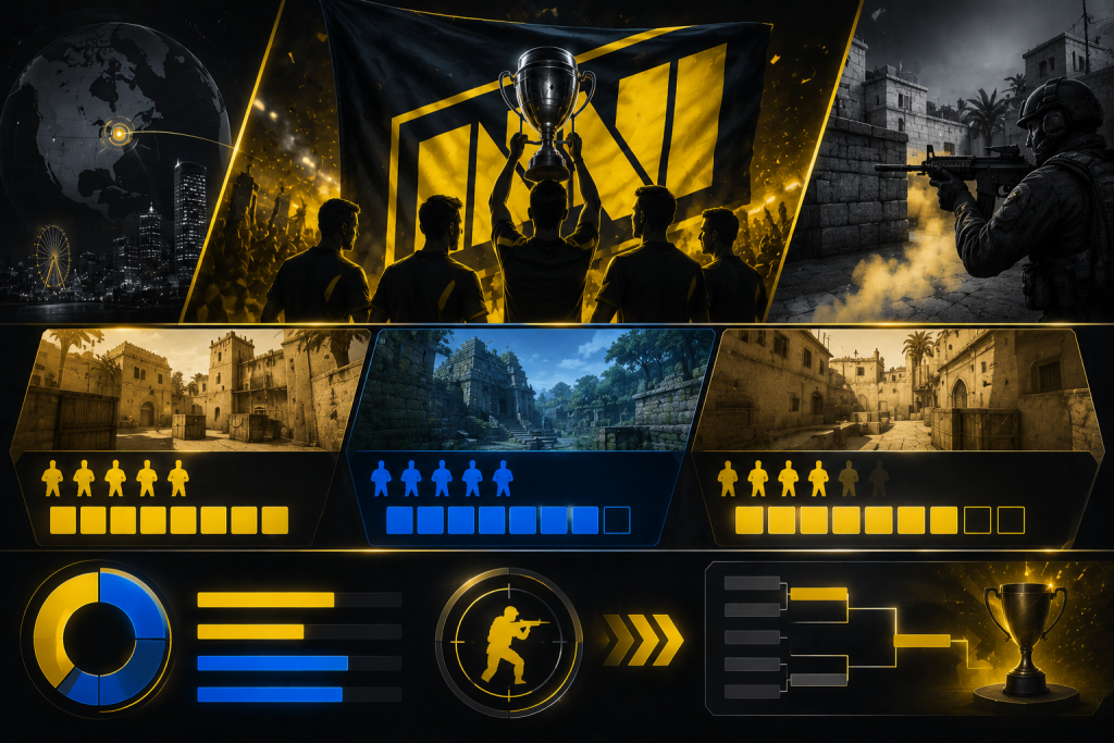NAVI с антирекордом победили GamerLegion и вышли в плей-офф IEM Atlanta 2026. Украинская команда провалилась на Ancient, но вырвала победу на Mirage и продолжила борьбу за титул.