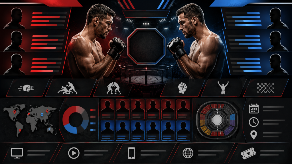 UFC Fight Night май 2026: полный кард турнира, где смотреть прямую трансляцию, расписание боев, главные поединки вечера и кто считается фаворитом UFC.