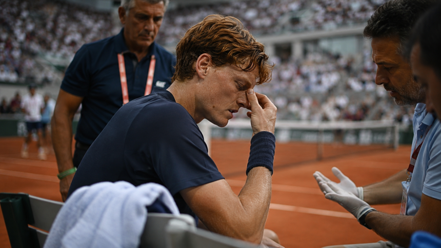 Jannik Sinner проиграл Juan Manuel Cerundolo на Roland Garros после медтайм-аута, слабости и провала с 5:1. Что случилось, счет матча и где смотреть French Open онлайн
