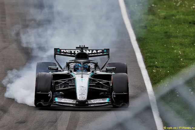 В Mercedes раскрыли новые подробности схода Расселла