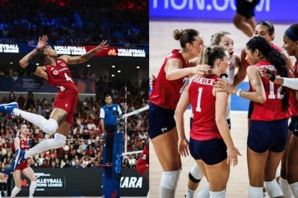 Лига наций по волейболу 2026: Украина выиграла один из четырех матчей второго тура, осталась на 15-м месте, США возглавили таблицу, а Бразилия потеряла лидерство после поражения от Германии в Анкаре.