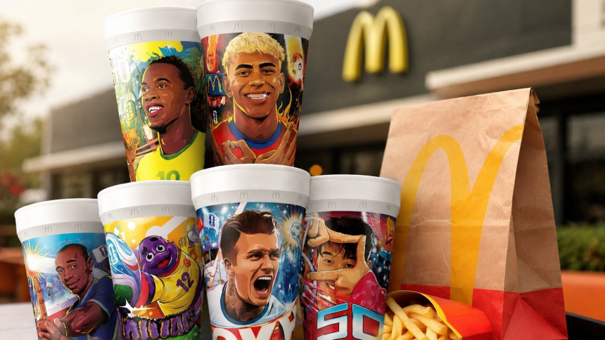 Стаканы McDonald’s FIFA 2026: полная коллекция с Бекхэмом, Роналдиньо и Ямалем, актуальные цены в Украине и Европе, условия акции и способы покупки