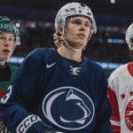 Драфт НХЛ-2026 пройдет 26–27 июня в Баффало. Кто станет первым номером, чем выделяются Гэвин Маккенна и Ивар Стенберг, порядок выбора и главные таланты года.