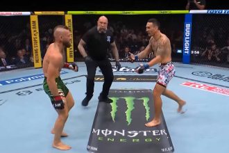 Макс Холлоуэй победил Конора Макгрегора техническим нокаутом на UFC 329: бой завершился в первом раунде из-за травмы ноги ирландца. Узнайте все детали главного боя.