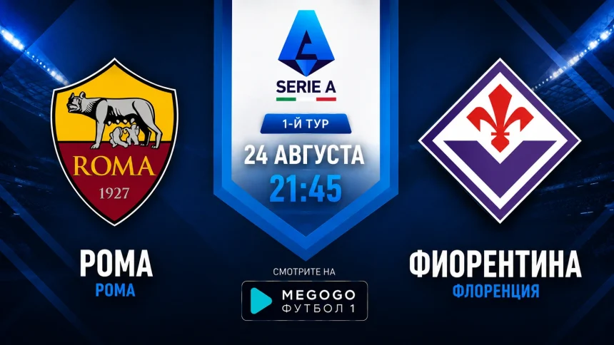 Рома - Фиорентина: где смотреть онлайн матч Серии А