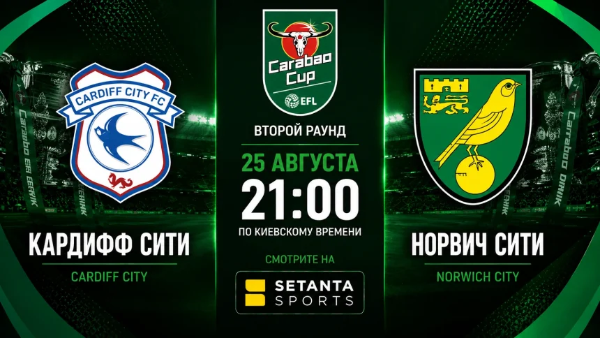 Кардифф — Норвич: где смотреть онлайн матч Кубка лиги
