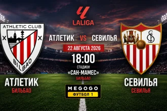 Атлетик – Севилья: составы и трансляция матча онлайн