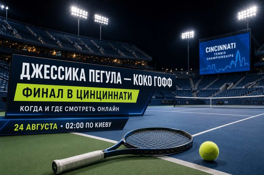 Джессика Пегула — Коко Гофф: когда начнется финал WTA 1000 в Цинциннати, время матча по Киеву, где смотреть онлайн и путь теннисисток к титулу.