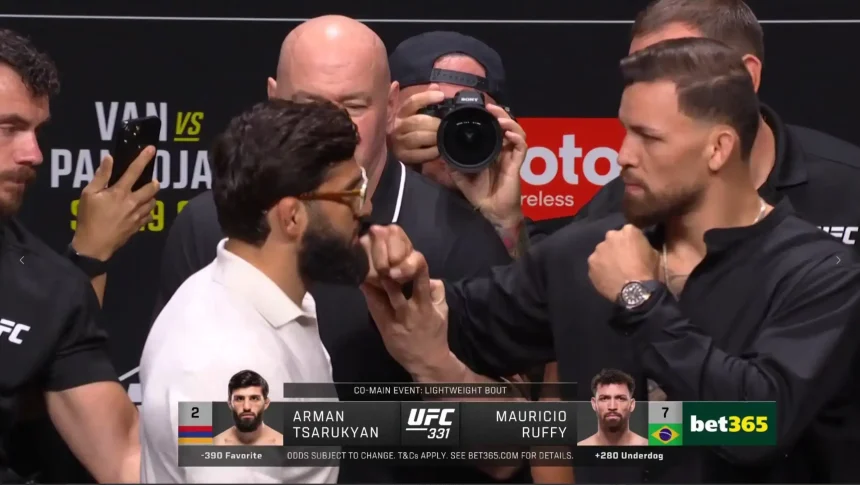 Царукян оценил Руффи перед UFC 331: что увидел