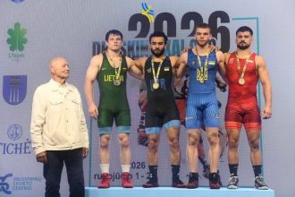 Сборная Украины выиграла в Литве: девять медалей борцов