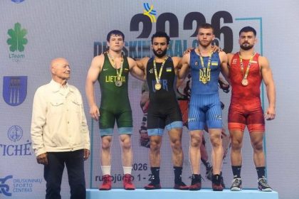 Сборная Украины выиграла в Литве: девять медалей борцов