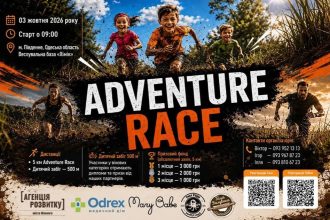 «Adventure Race» в Пивденном 3 октября: время и регистрация