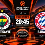 Фенербахче — Бавария: где смотреть онлайн матч Евролиги