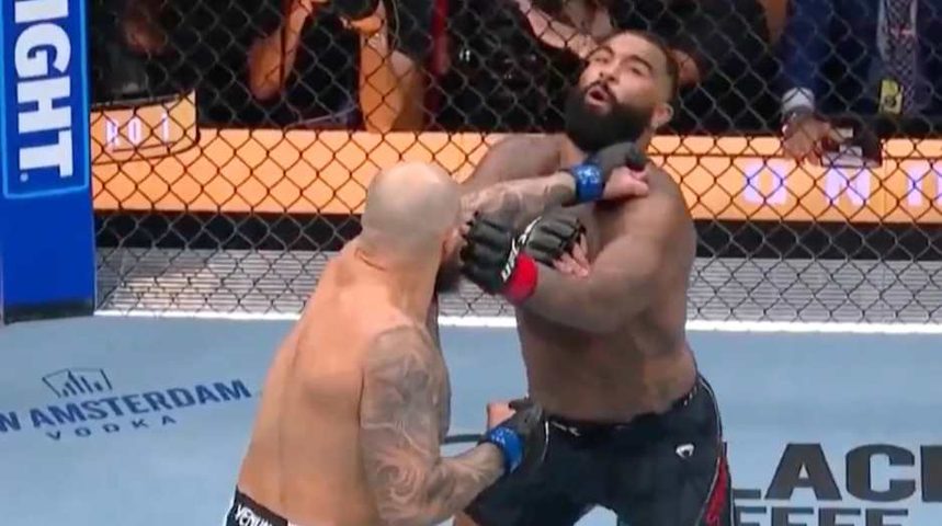 Олимпийский чемпион Гейбл Стивсон проиграл Шону Шарафу нокаутом на UFC 331. Тяжеловес оказался на канвасе уже на 12-й секунде боя.