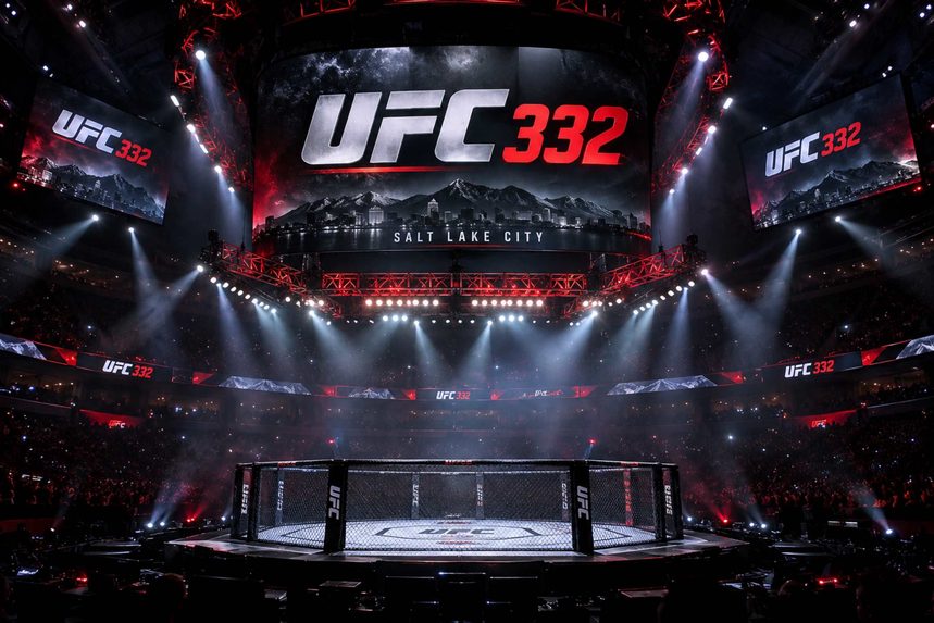 UFC 332 пройдет 3 октября в Солт-Лейк-Сити. Силва и Ван Конг разыграют вакантный пояс. Полный кард турнира, участники и главные бои.