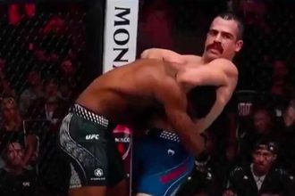 Экс-заместитель шерифа Луис Эрнандес дебютировал в UFC и победил Седрика Дюма удушающим приемом всего за 57 секунд.