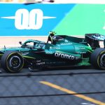 Болид Aston Martin Фернандо Алонсо на Гран-при Китая 2026 года