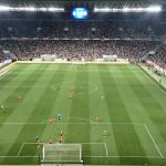 Стадион «Арена Львов» во время футбольного матча