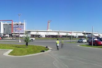 Архивный панорамный вид трассы Circuit of the Americas в Остине